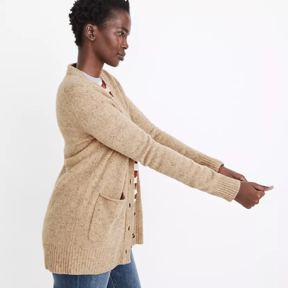 Madewell Donegal Mansfield Cardigan Sweater - Picture 4 of 8